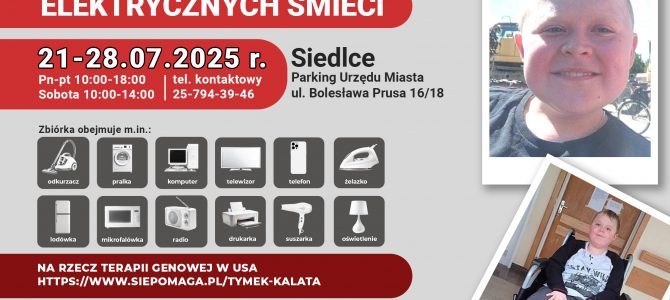 Charytatywna zbiórka elektrośmieci w Siedlcach Charytatywna zbiórka elektrośmieci w Siedlcach